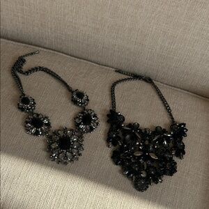 Black Crystal Statement Necklaces - Women Jewelry